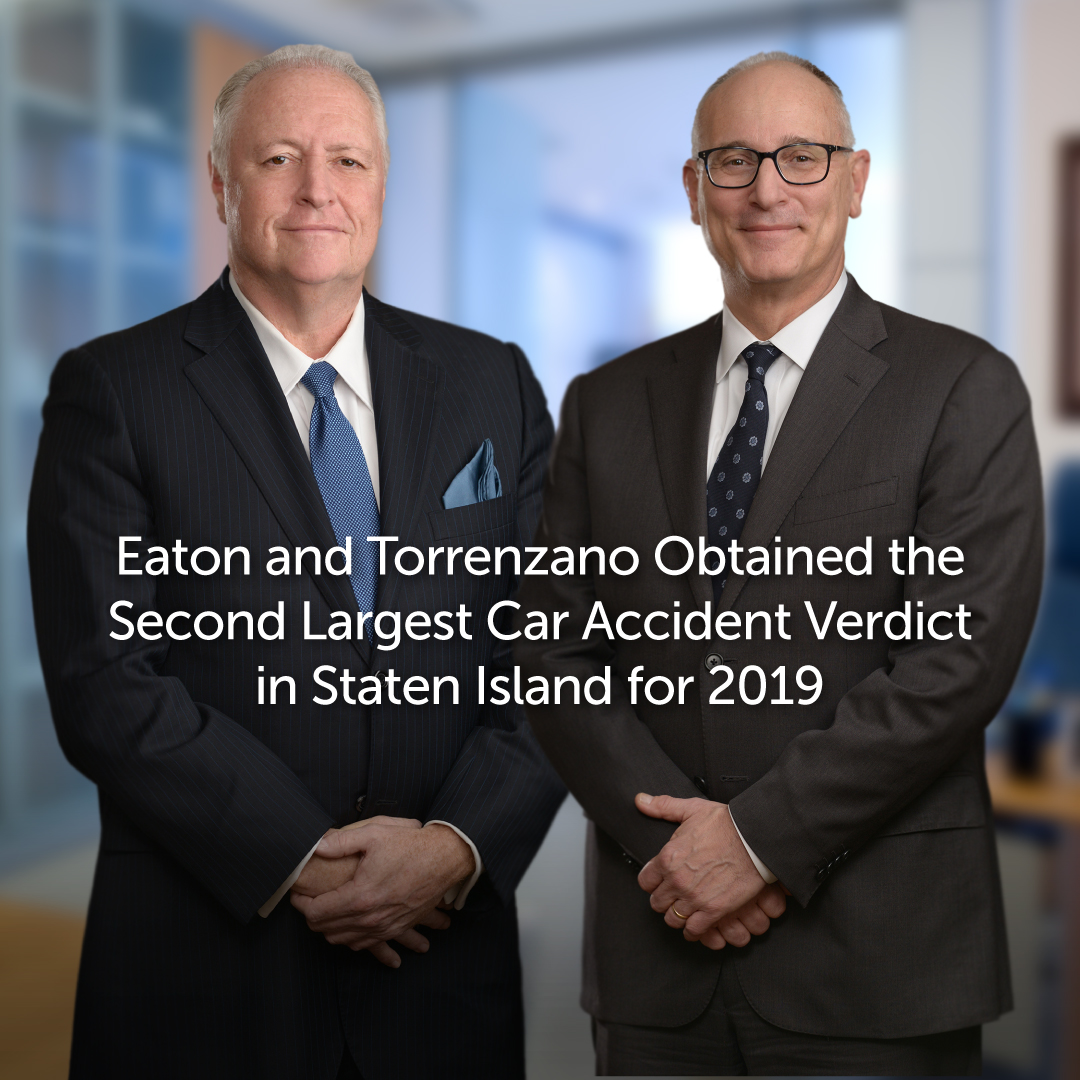 Second Largest Car Accident Verdict in Staten Island for 2019